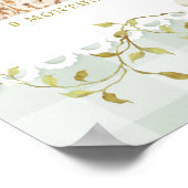 One Silly Goose Sage 1st Birthday Photo Milestone Poster (Hoek)