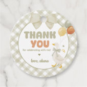 One Silly Goose Spring Birthday Bedankjes Labels (Voorkant)