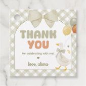 One Silly Goose Spring Birthday Bedankjes Labels (Voorkant)