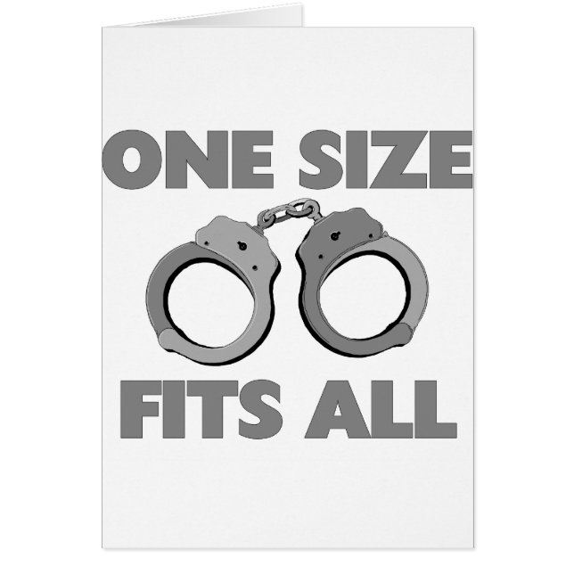 One Size Fits All (Voorkant)