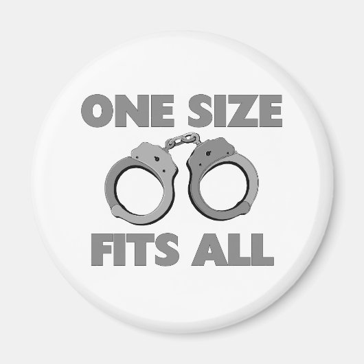 One Size Fits All Magneet (Voorkant)