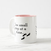 One Small Step at a Time Coffee Mug (Devant gauche)