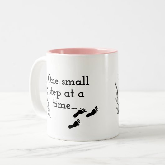 One Small Step at a Time Coffee Mug (Devant gauche)