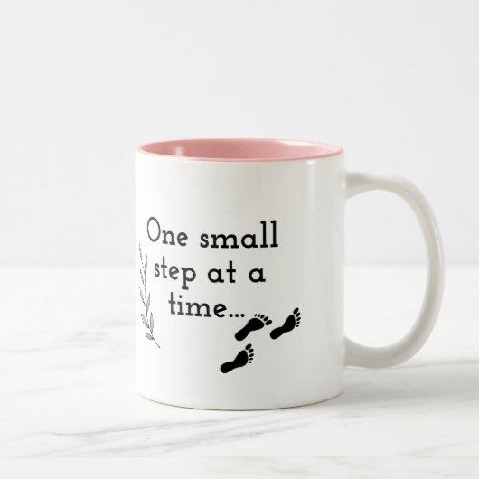 One Small Step at a Time Coffee Mug (Droit)