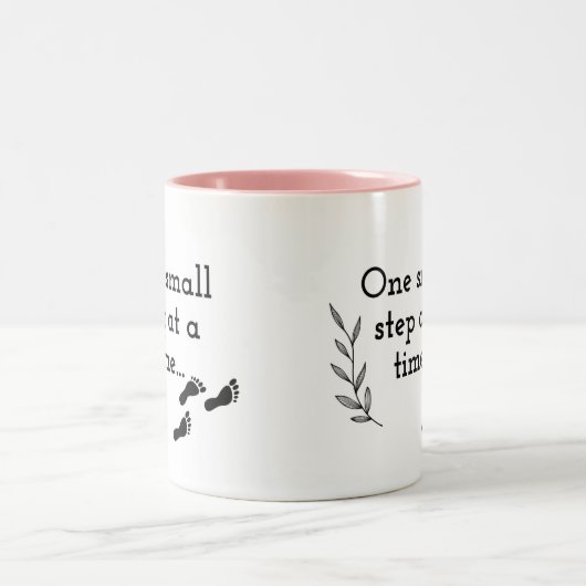 One Small Step at a Time Coffee Mug (Centre)
