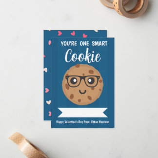 One Smart Cookie - Kinderen Klaslokaal Valentijnsd Notitiekaartje