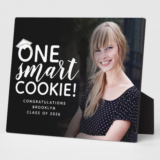 One Smart Cookie Photo Afstuderen Fotoplaat (Zijkant)