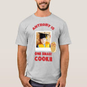 One Smart Cookie Photo gepersonaliseerd Afstuderen T-shirt (Voorkant)