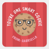 One Smart Cookie Valentine's Day Sticker (Devant)