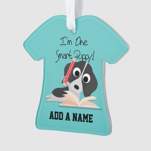 One Smart Puppy Ornament (voorkant)