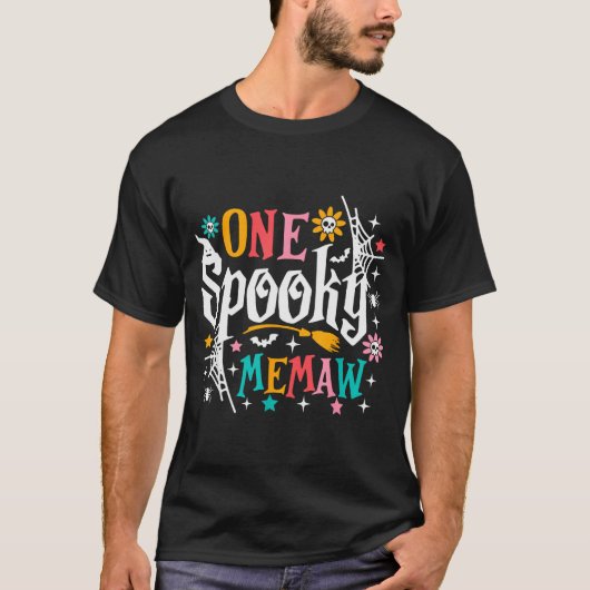 One Soky Memaw Shirt Funny Halloween Soky Grandma (Voorkant)