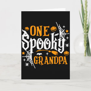 One Soky Opa-shirt Funny Halloween-matching Fa Kaart