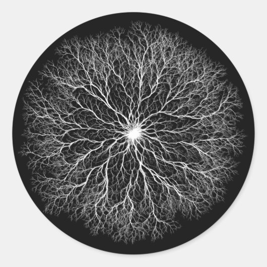 One Source | Tree of Life Design Ronde Sticker (Voorkant)
