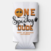 One Spooky Dude Basketball Boys Read Kids Verjaard (Achterkant)