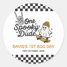 One Spooky Dude Halloween Verjaardag
