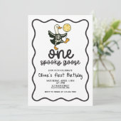 One Spooky Goose Halloween Kaart (Staand voorkant)