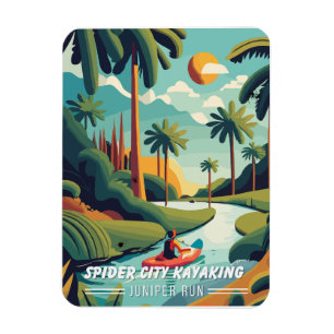 One Star Review Travel Poster van de Juniper Run Magneet