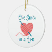 One Stitch Keramisch Ornament (Links)