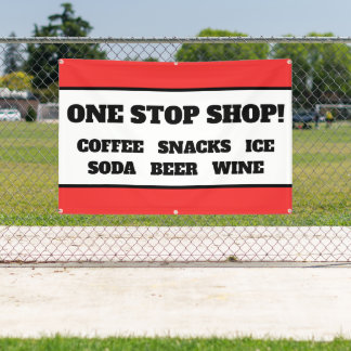 One Stop Shop Winkel Banner