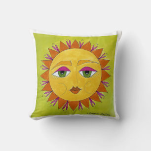 One Sunny Disposition ~ Cotton MoJo Cushion Kussen