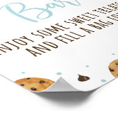 One Sweet Cookie Bar Verjaardagsbord Poster (Hoek)