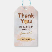 One Sweet Cookie Eerste Verjaardagsfeestje Cadeaulabel (Voorkant)