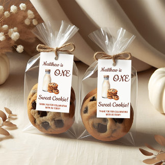 One Sweet Cookie!  First Birthday Party Cadeaulabel