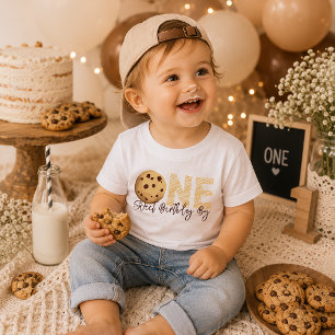 "One Sweet" Eerste Verjaardag Jongens T-Shirt Me