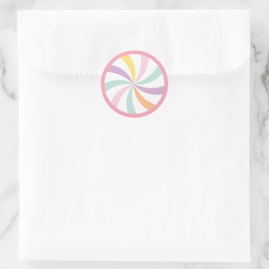 One Sweet First Birthday favor bag Sticker  (Tas)