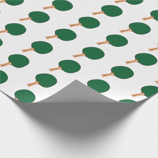 One Table Tennis Bats Cadeaupapier (Hoek)