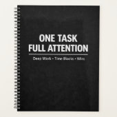 One Task Full Attention Deep Work Planner (Voorkant)