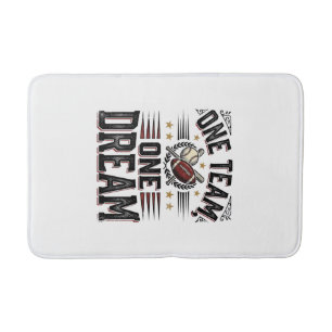 One Team One Dream Vintage Sportteam T-shirt_1 Badmat