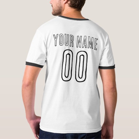 One Team One Goal – Custom Sport Tee T-shirt (Achterkant volledig)