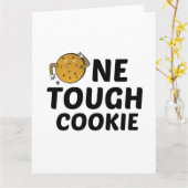ONE TOUGH COOKIE KAART (Gele Bloem)