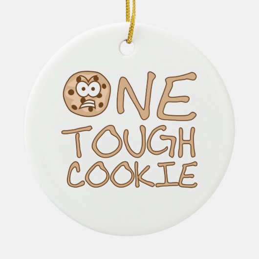 One Tough Cookie Keramisch Ornament (Voorkant)