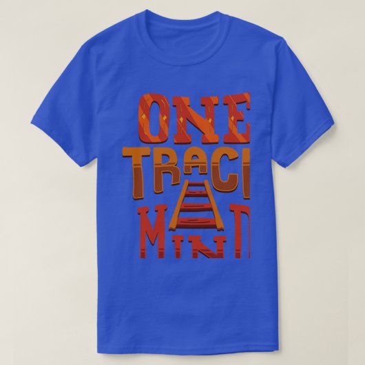 One Track Mind Railway T-shirt (Design voorkant)