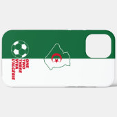One, two, three viva l'Algerije IPhone case (Achterkant (horizontaal))