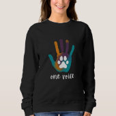 One Voice Zwart Sweatshirt (Voorkant)
