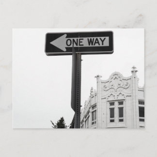 One Way Briefkaart