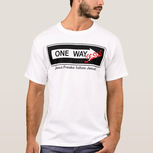 One Way Jesus T-shirt (Voorkant)