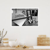 "One Way" naar Hell's Kitchen New York City Poster (Keuken)