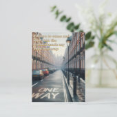 One Way Street Tapestry Briefkaart (Staand voorkant)