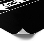 One Way Traffic Sign Poster (Hoek)