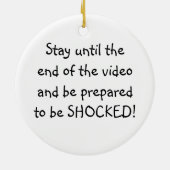 "One Weird Trick" AD Keramisch Ornament (Achterkant)