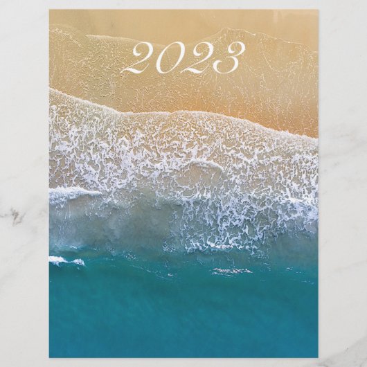 One with the Beach 2023 Kalender Flyer (Voorkant)