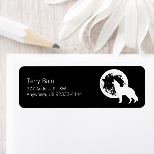 One Wolf Moon Etiket (Insitu)