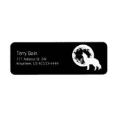 One Wolf Moon Etiket (Voorkant)