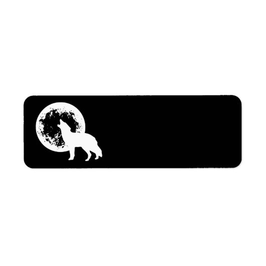 One Wolf Moon Etiket (Voorkant)