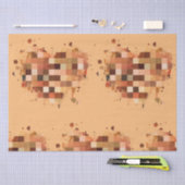 One World Hart weefsel papier (Craft)