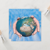 One World Kaart (Voorkant / Achterkant in situ)